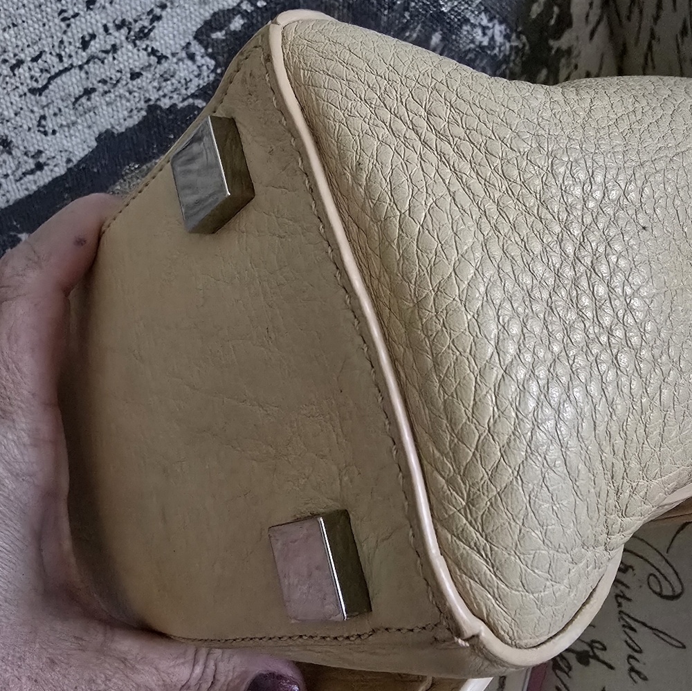 Michael Kors Collection Quinn Python/ Leather Top… - image 9